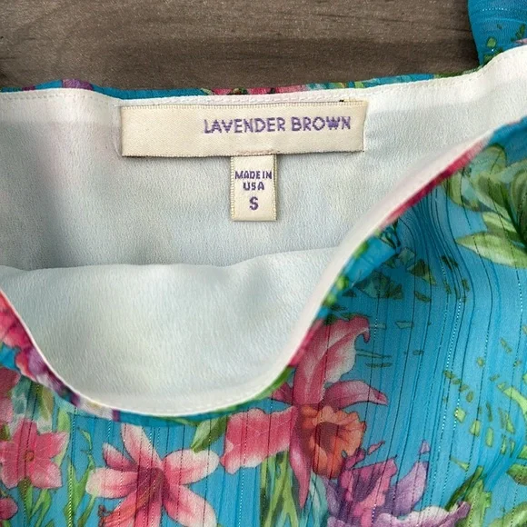Lavender Brown crop top - Picture 2 of 3